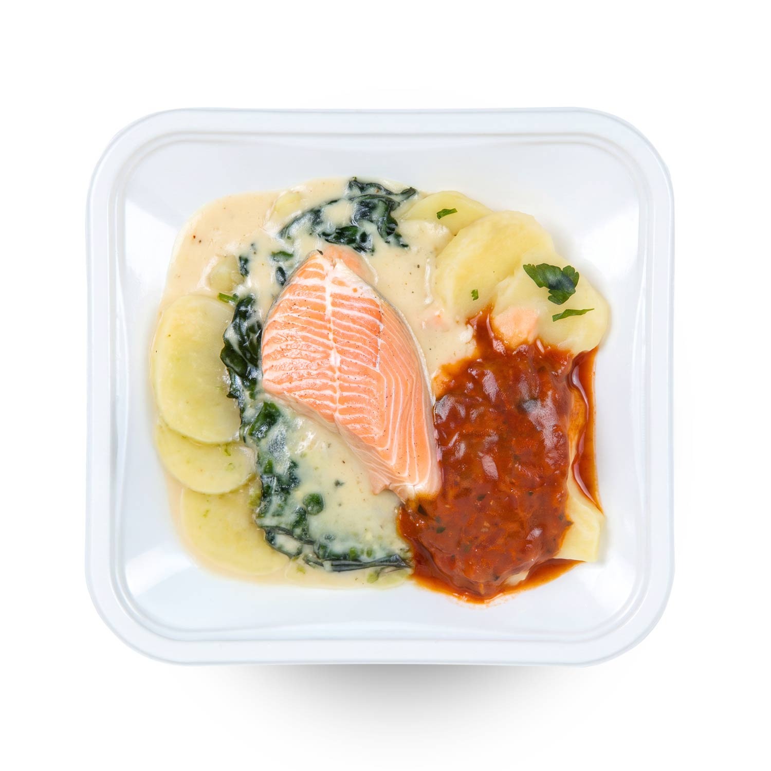 BARIN in 5 Minuten fertig Toskanischer Lachs mit ofengerösteten Rosmarin-Zitronen-Kartoffeln, 340 g