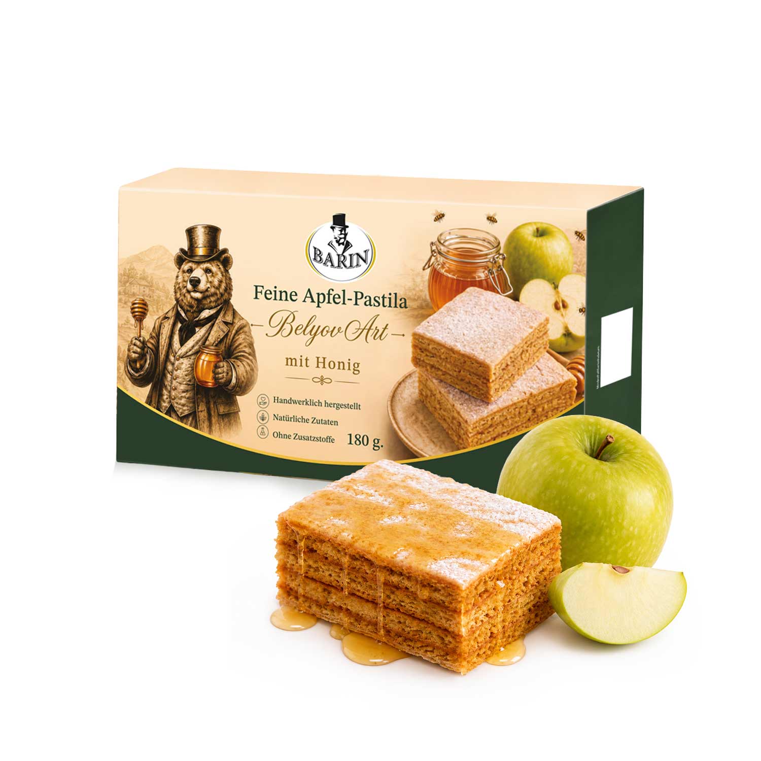 BARIN Pastila mit Honig, Belyov Art, 180 g