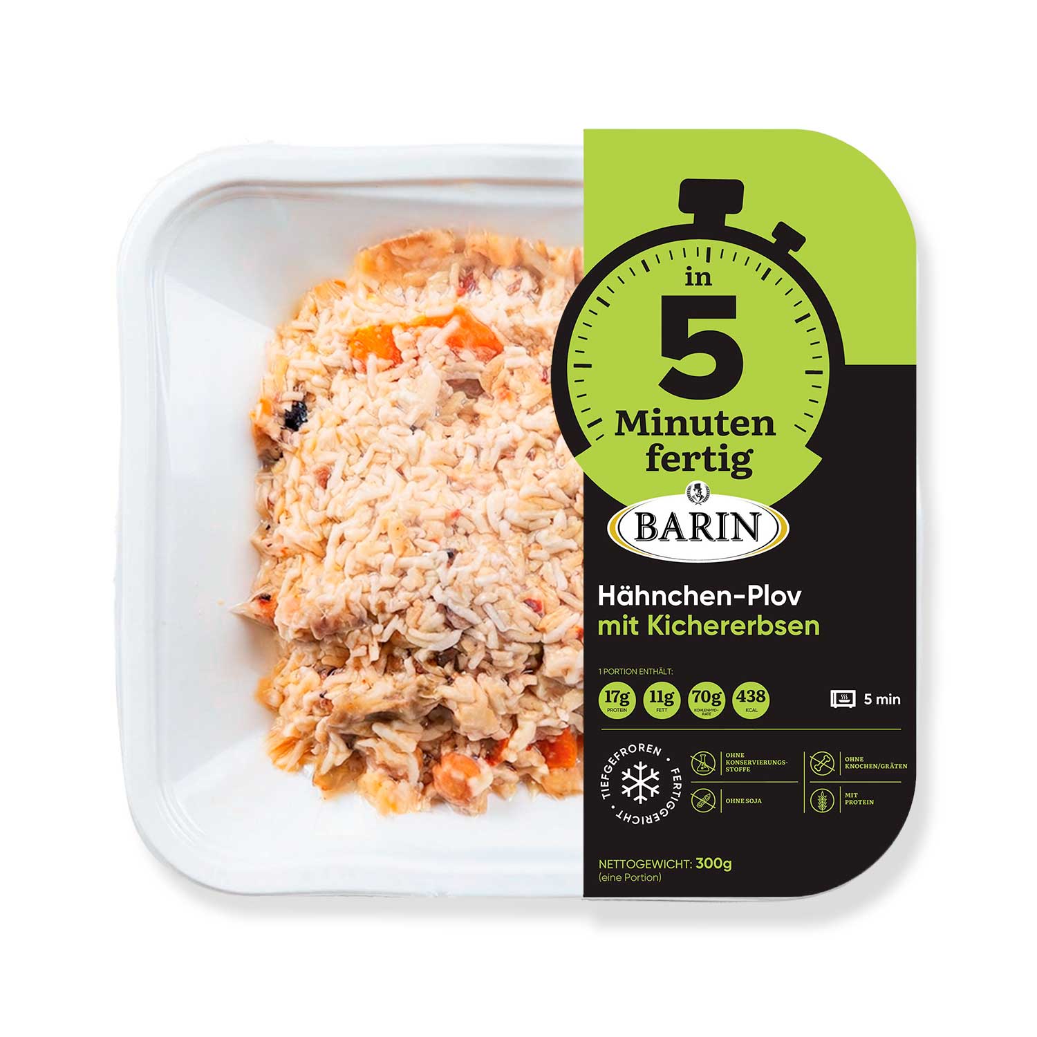 Hähnchen-Plov mit Kichererbsen