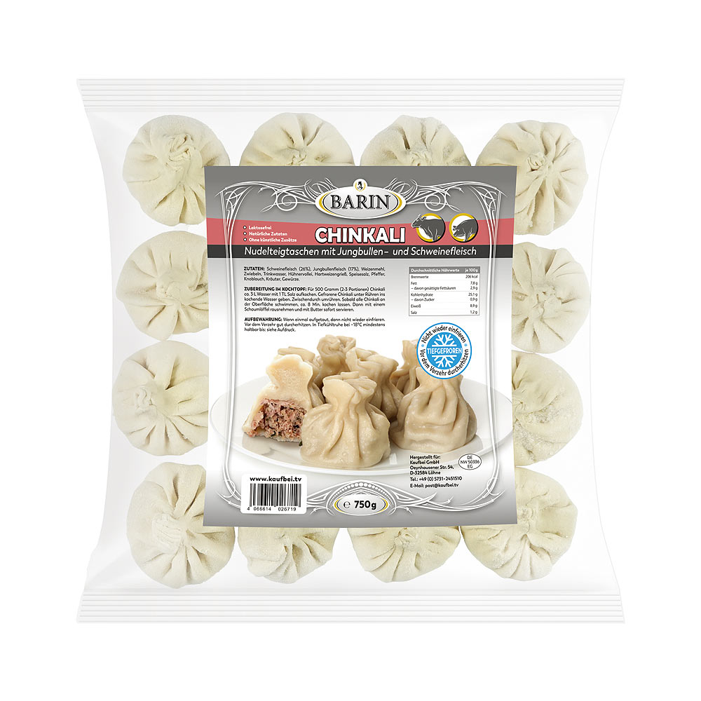 BARIN 6-tlg.-PROBIER-SET - handgemachte Teigwaren aus Tiefkühlsortiment (ca. 4,5 kg)