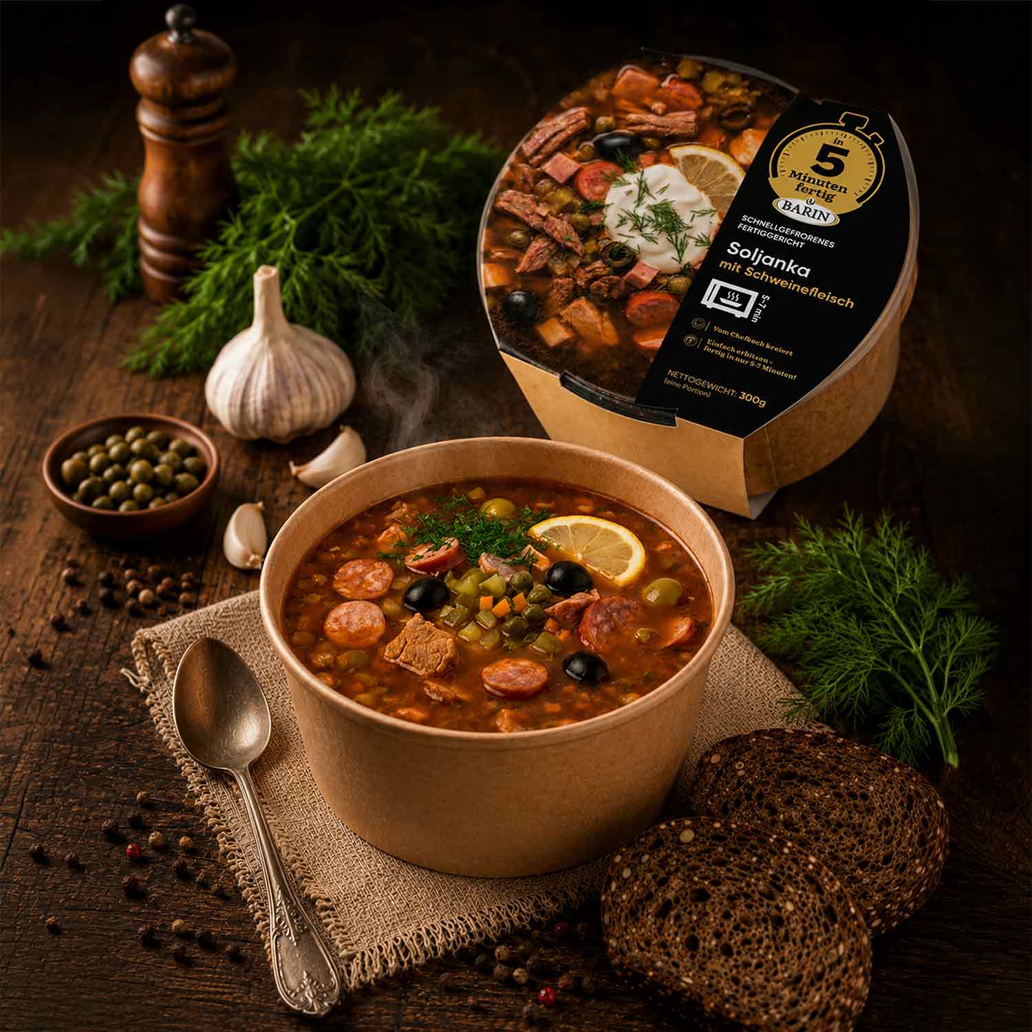 BARIN in 5 Minuten fertig Suppe Soljanka, 300 g
