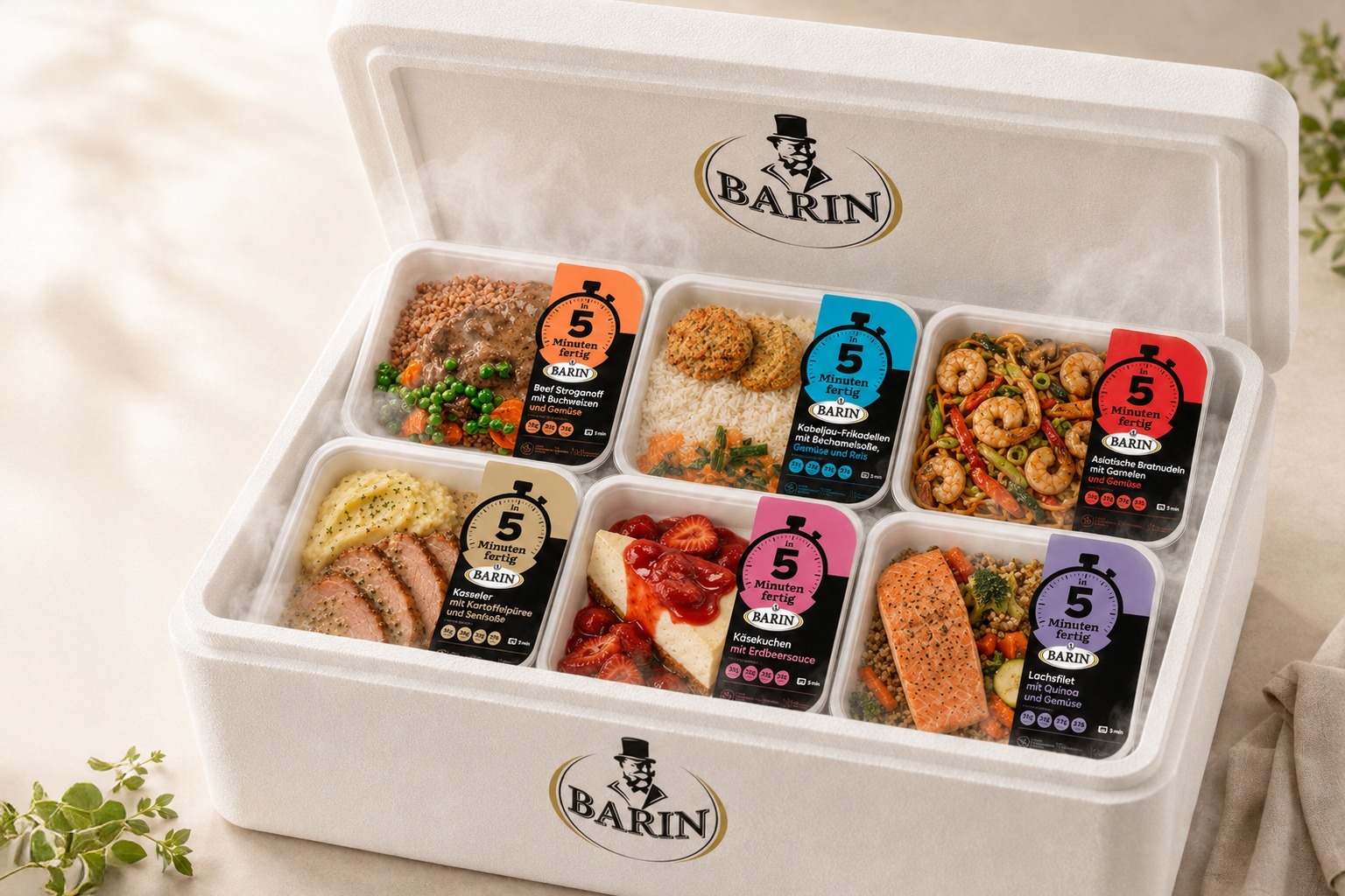 BARIN 6er Box mit sechs Gerichten