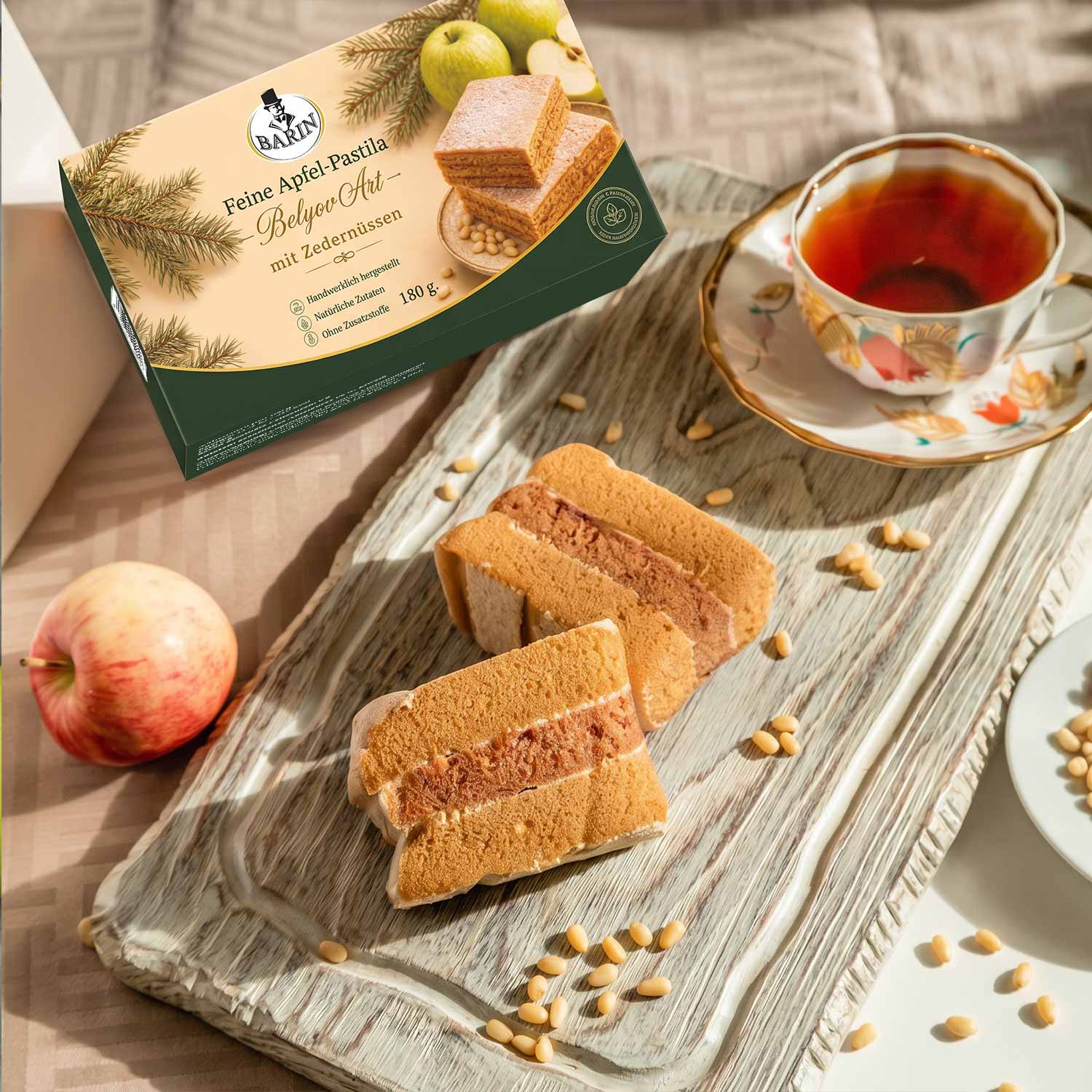 BARIN Pastila mit Zedernüssen nach Belyov Art, 180 g